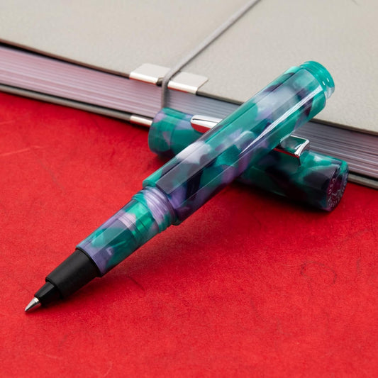 MVP Liquid Rollerball Pen Green Abstracts - Fine