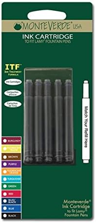 Monteverde USA® Cartridge To Fit Lamy® Cartuchos de Tinta - Green