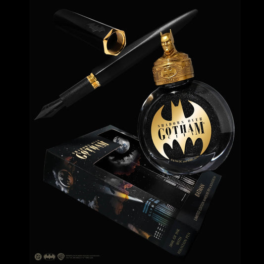 Ferris Wheel Press - Fountain Pen and Ink Set | Shadows Over Gotham City | Batman