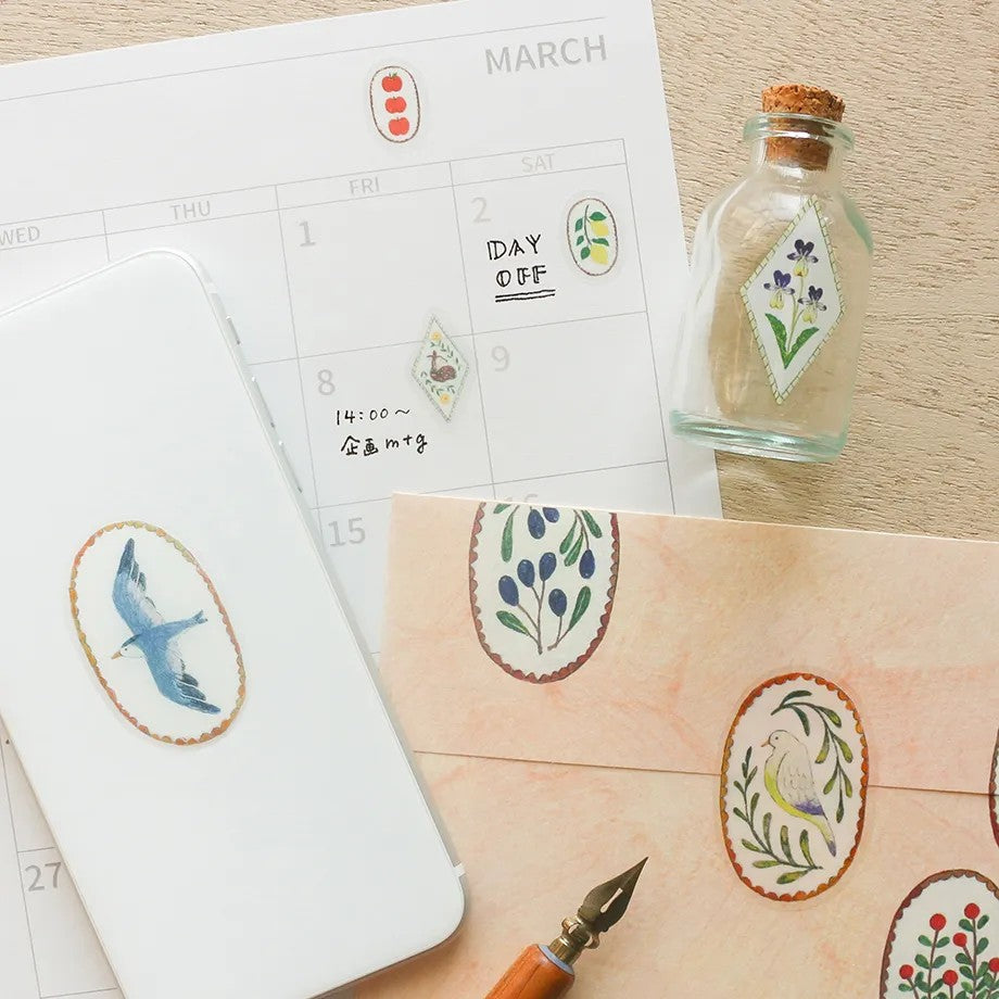 Midori Asano - Seal Birds song x Deer Dream Sticker Sheet