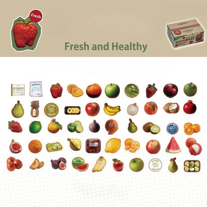 Stickers -  Mini Calcomanías Caja de Mercado - 50 piezas