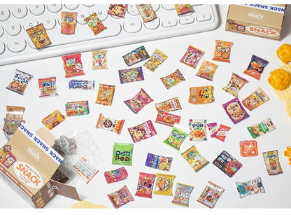 Stickers -  Mini Calcomanías Caja de Mercado - 50 piezas