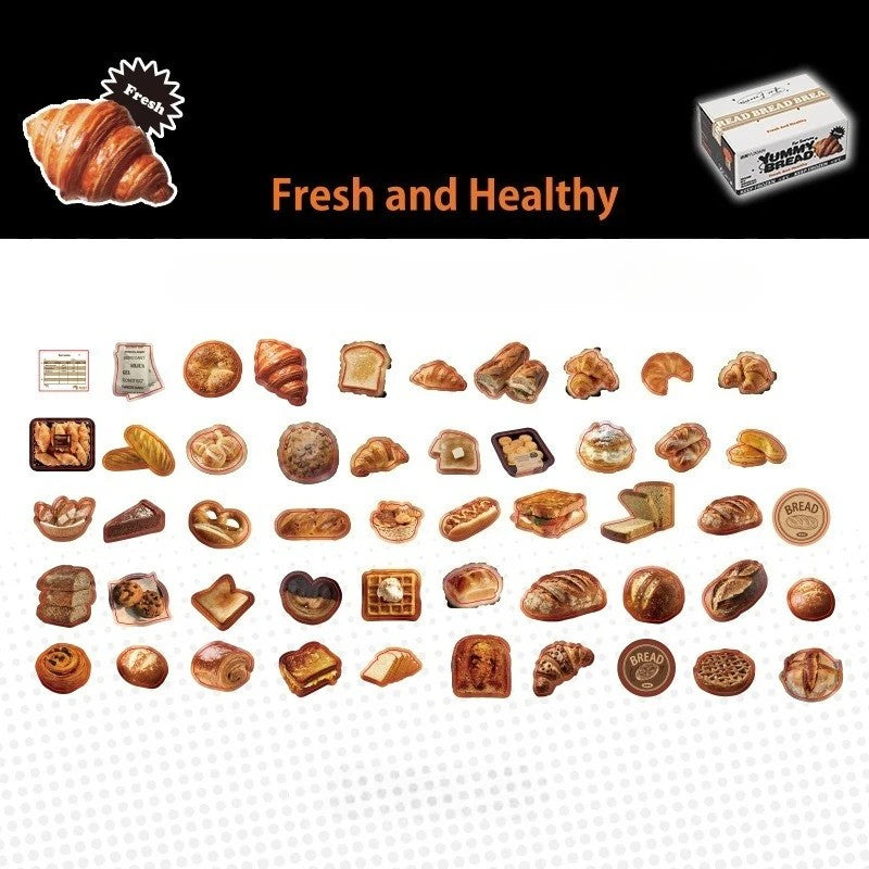 Stickers -  Mini Calcomanías Caja de Mercado - 50 piezas