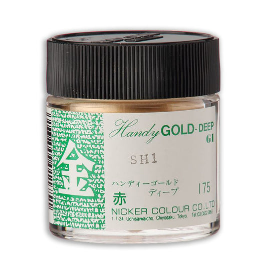 NICKER COLOUR - Metallic Powder Poster Color - GOLD DEEP - 40ml.