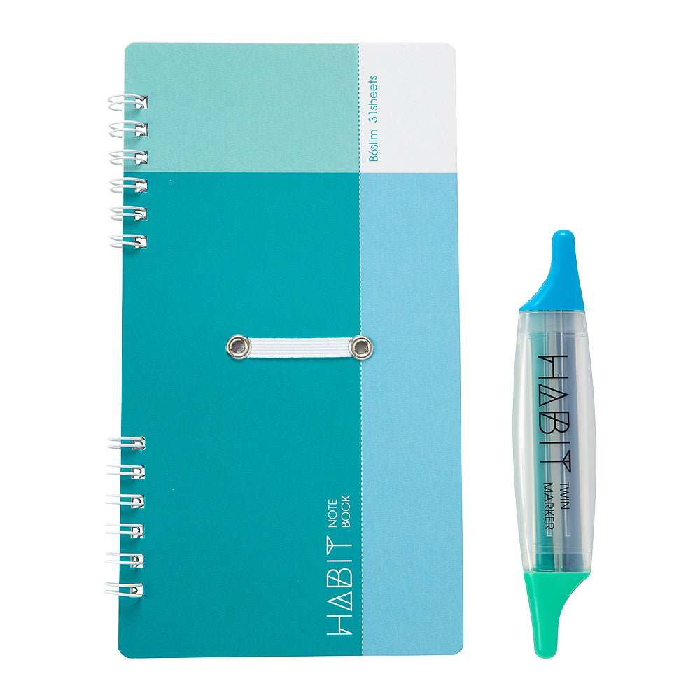 NAKABAYASHI - HABIT Marker & Notebook Sets