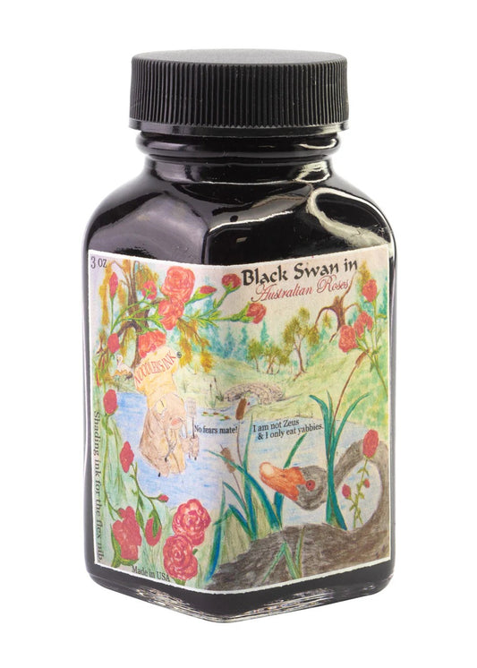 Noodler's Ink Black Swan in Australian Roses - 3oz.