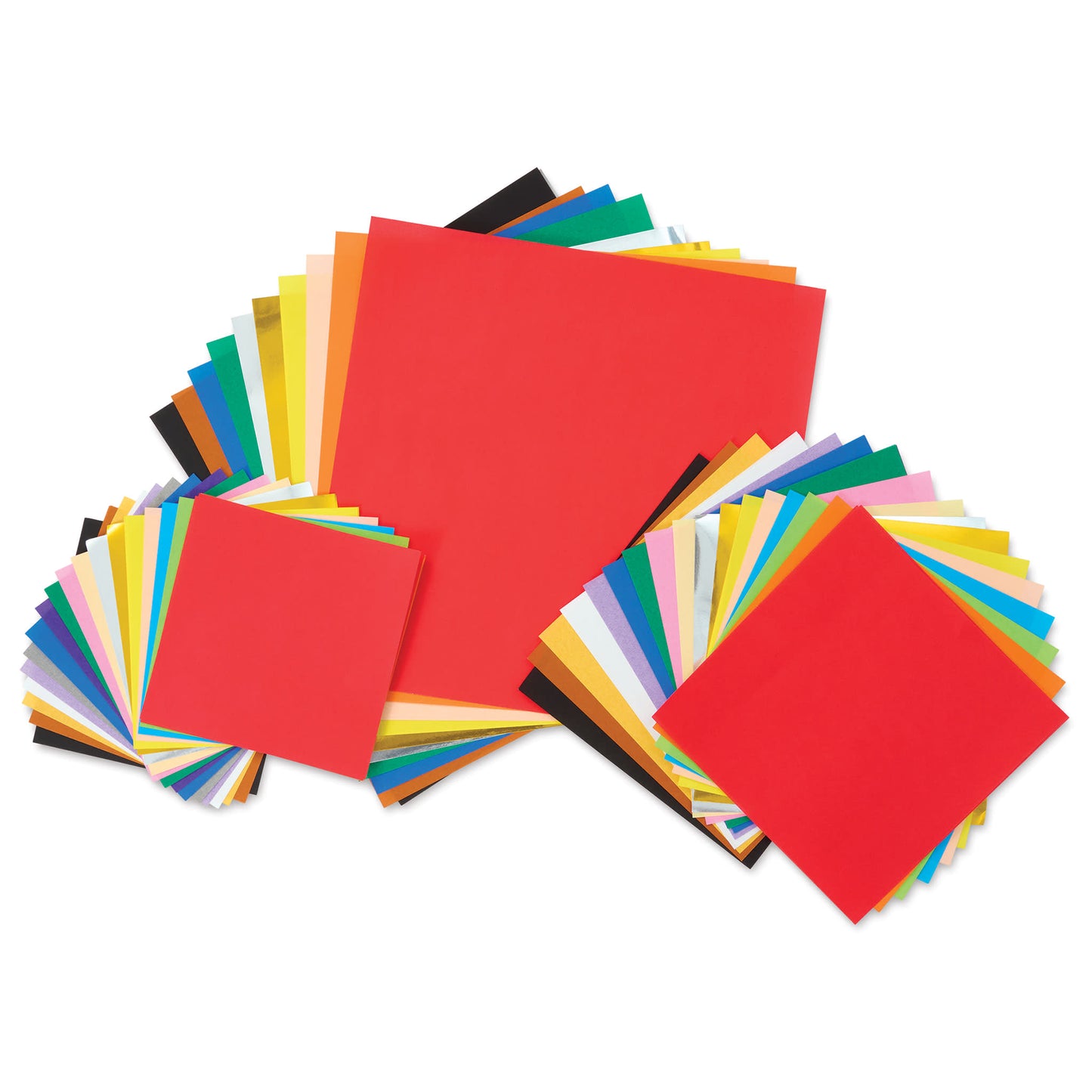 Origami Packs Basicos de Colores con 3 Tamaños de Hojas