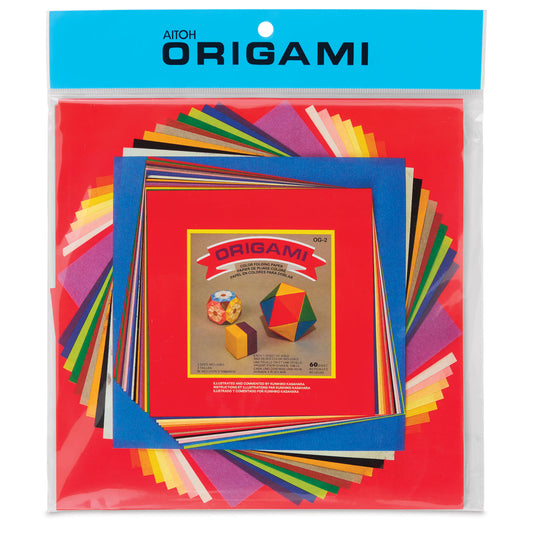 Origami Packs Basicos de Colores con 3 Tamaños de Hojas