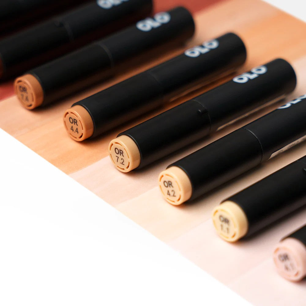 Olo Marker - Portrait Brush Set - 8 piezas