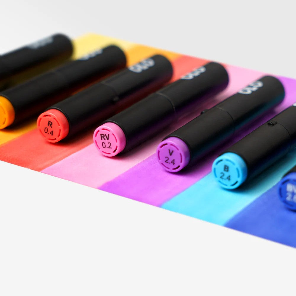 Olo Marker - Brush Basic Set 8 unidades