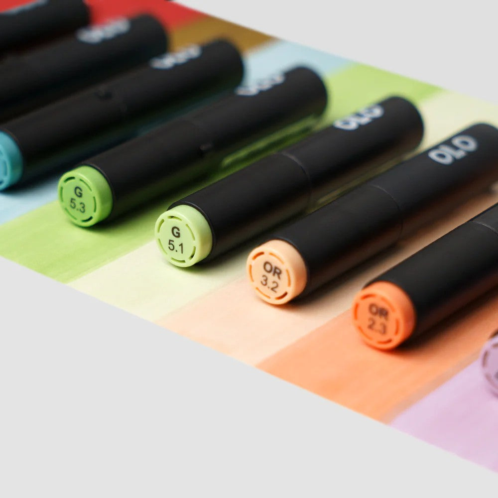 Olo Marker - Brush Urban Set 8 unidades