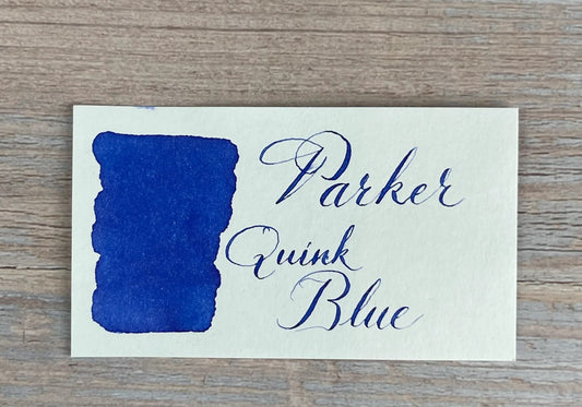 PARKER - Quink Ink Bottle - Blue