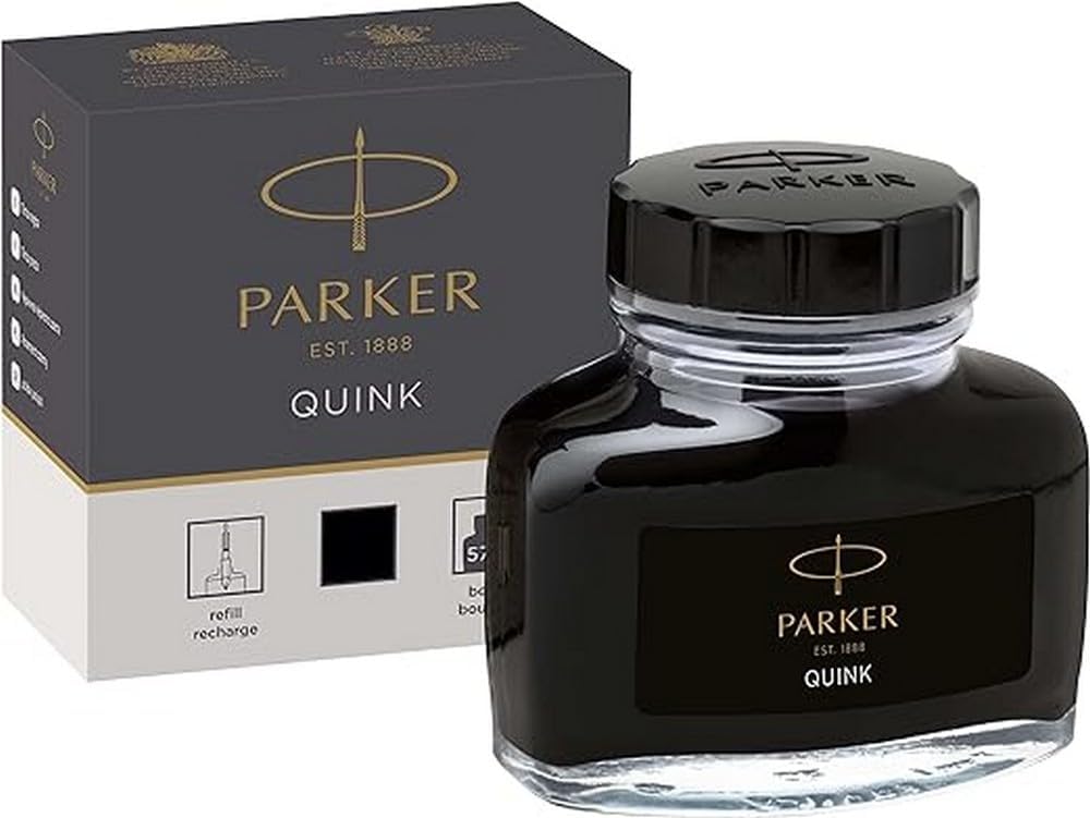 PARKER - Quink Ink Bottle - Black