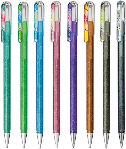 PENTEL - Bolígrafos Hybrid Dual Metallic (1.0mm)