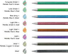 Cargar imagen en el visor de la galería, PENTEL - Bolígrafos Hybrid Dual Metallic (1.0mm)
