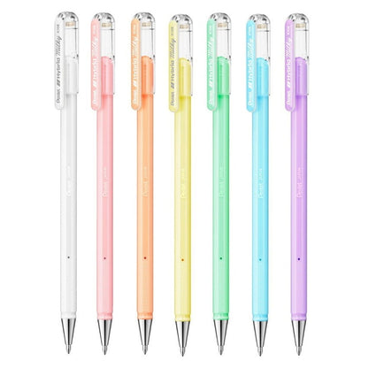 PENTEL - Bolígrafos Hybrid Milky (0.8mm)