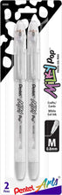 Load image into Gallery viewer, PENTEL - Bolígrafos Hybrid Milky (0.8mm) BLANCO - Set de 2
