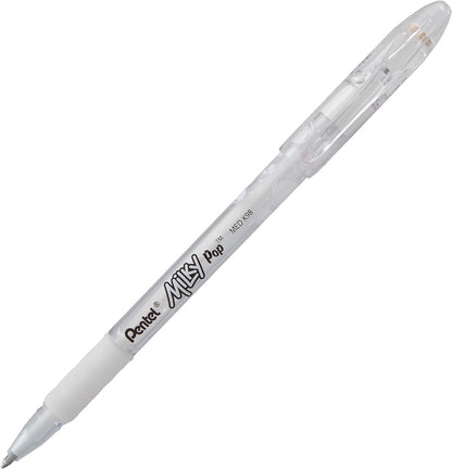 PENTEL - Hybrid Milky Pens (0.8mm) WHITE - Set of 2
