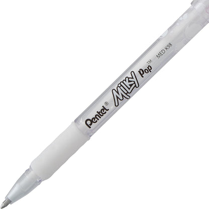 PENTEL - Hybrid Milky Pens (0.8mm) WHITE - Set of 2