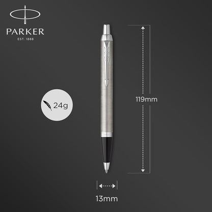 IM Chrome Trim Stainless Ballpoint Pen