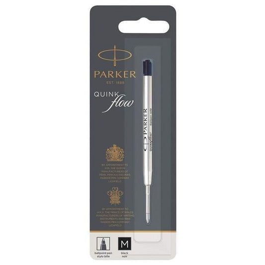 Parker® Refill Ballpoint Pens - Medium Conical Tip - Black Ink