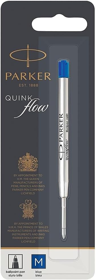 Parker® Refill Ballpoint Pens - Medium Conical Tip - Blue Ink