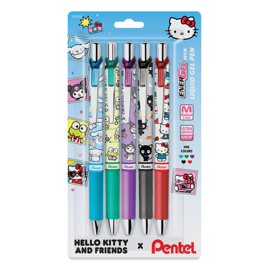 Pentel x Hello Kitty - RTX Boligrafo de Gel Set