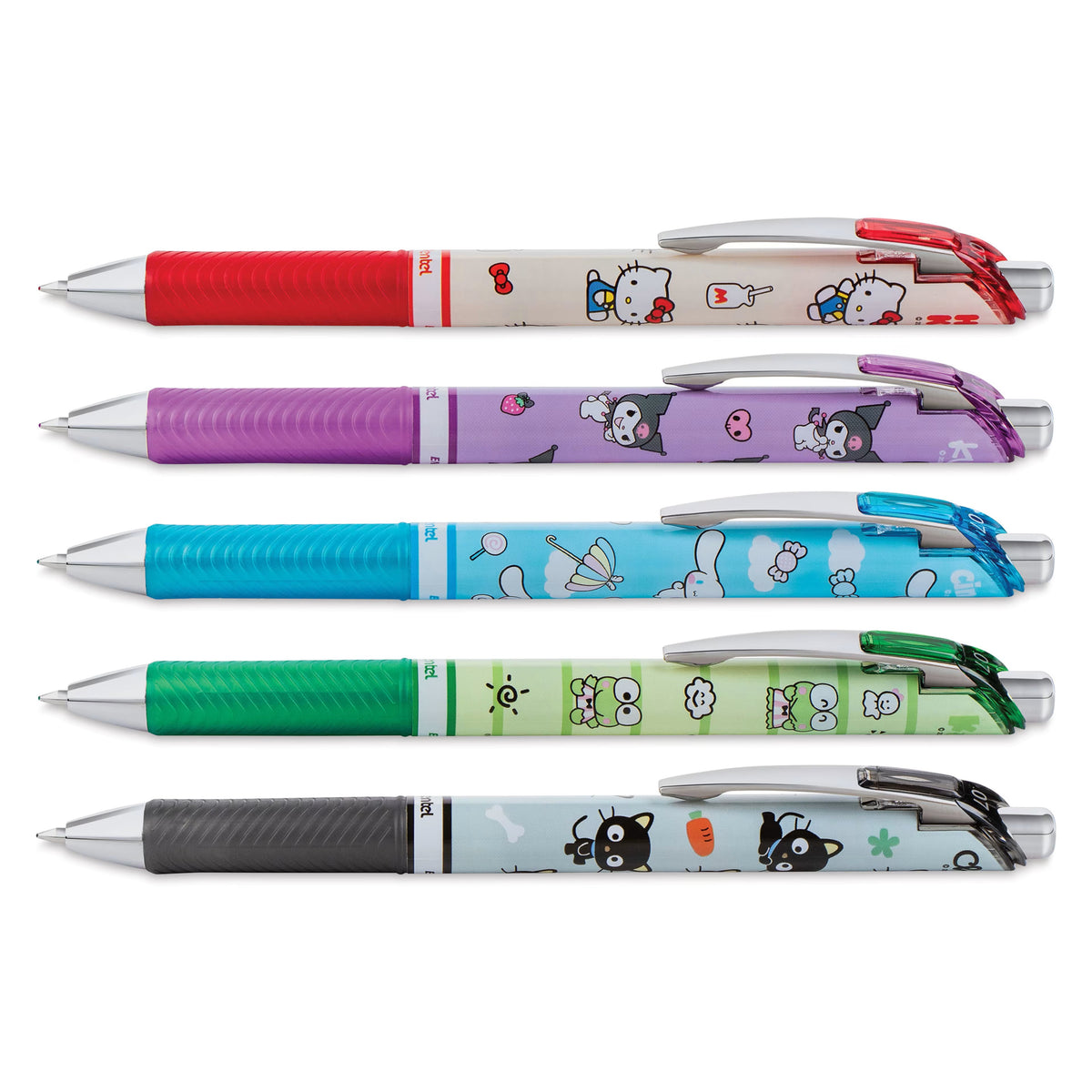 Pentel x Hello Kitty - RTX Boligrafo de Gel Set de 5
