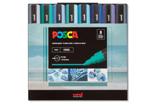 Cargar imagen en el visor de la galería, POSCA - Cool Tone Set (8) - PC-5M Punta Media
