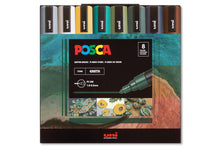 Cargar imagen en el visor de la galería, POSCA - Earth Tone Set (8) - PC-5M Punta Media
