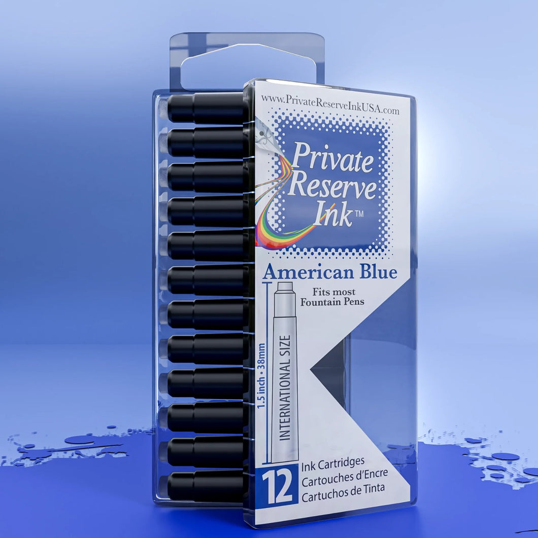 PRIVATE RESERVE INK - American Blue Ink Cartridges
