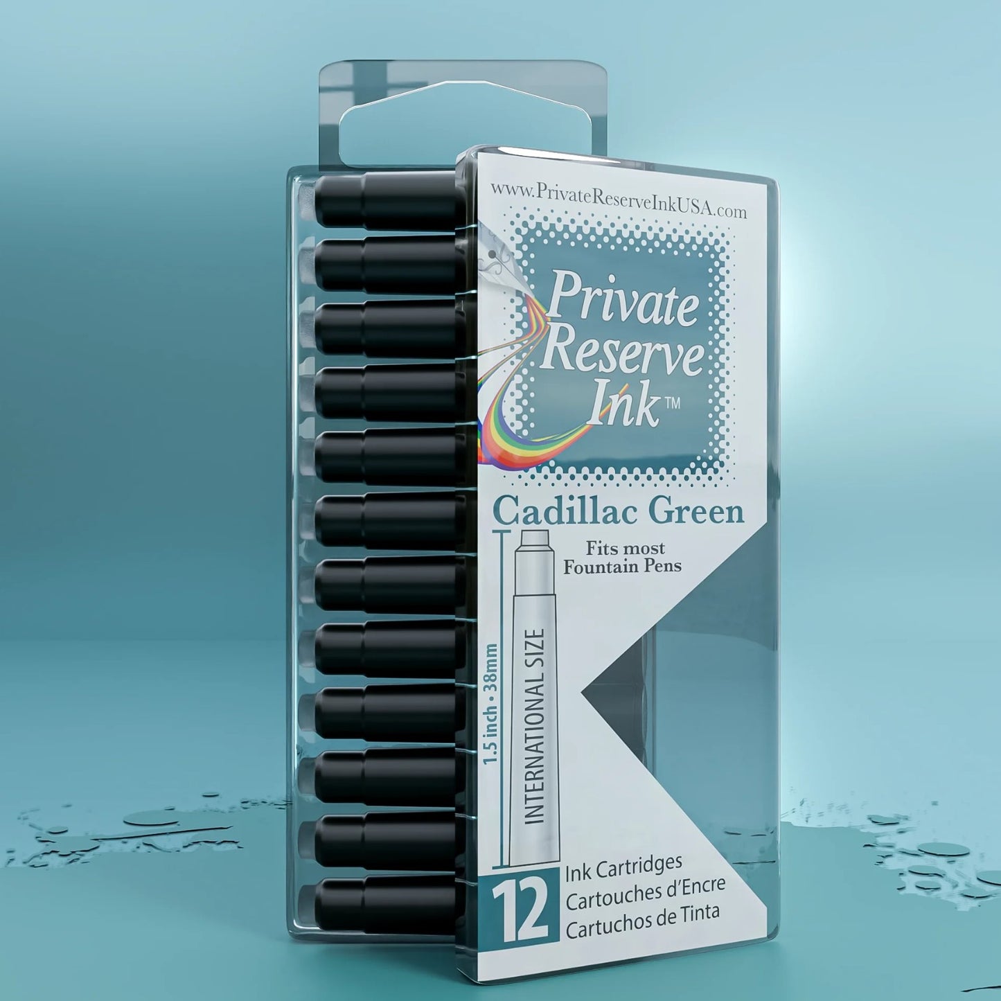 Tinta Cadillac Green Ink Cartridges Cartucho - 12 unidades