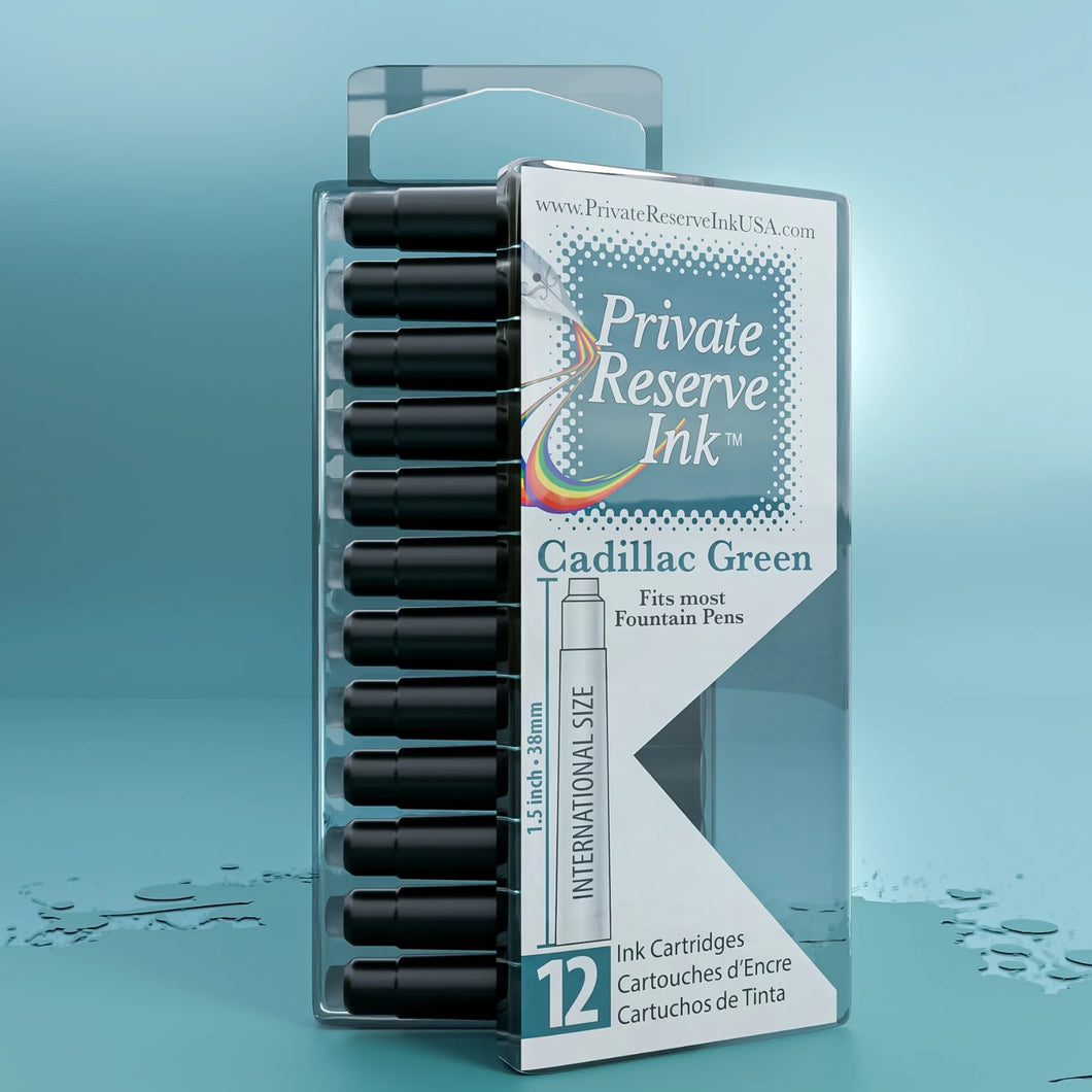 PRIVATE RESERVE INK - Cadillac Green Ink Cartridges
