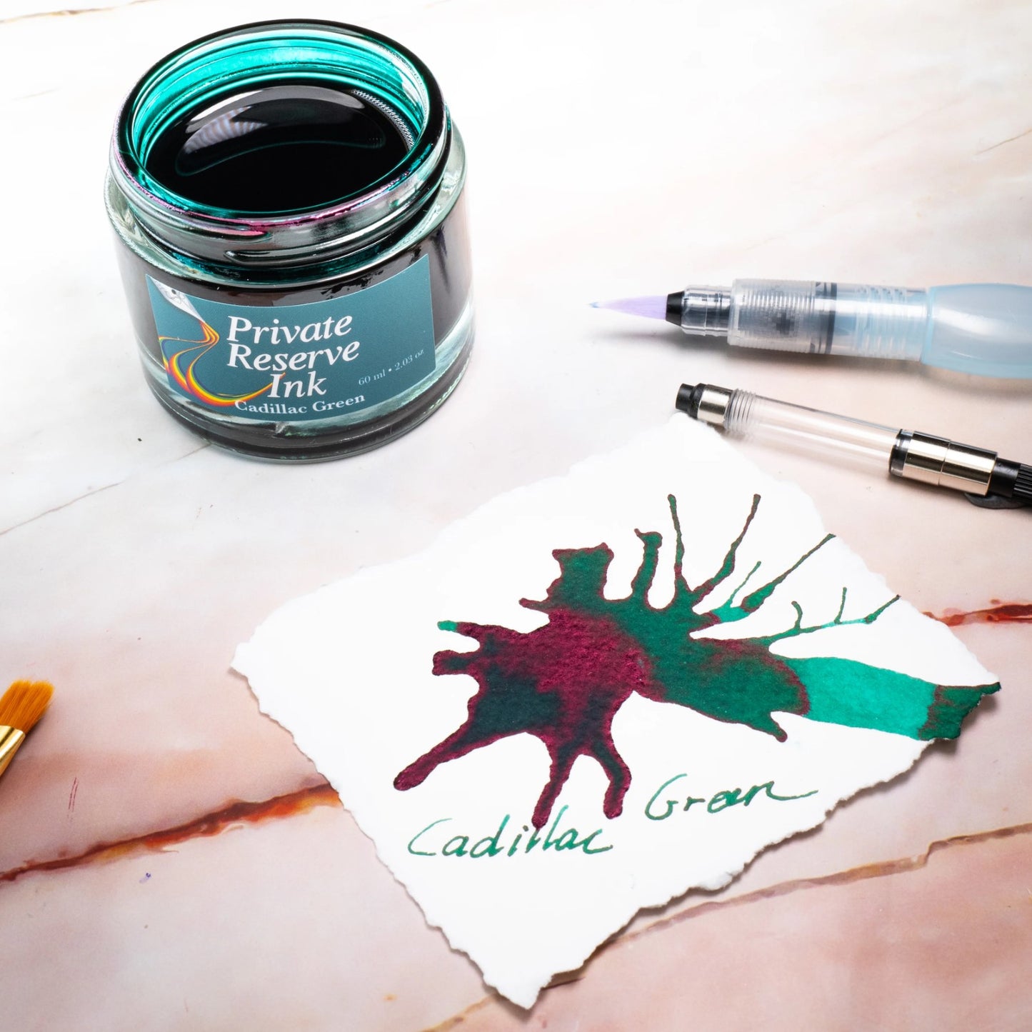 Tinta Cadillac Green Ink Cartridges Cartucho - 12 unidades