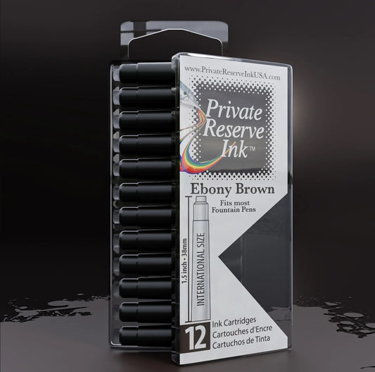 Tinta Ebony Brown Ink Cartridges Cartucho - 12 unidades