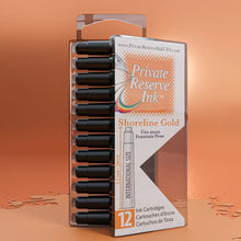 Cargar imagen en el visor de la galería, PRIVATE RESERVE INK - Shoreline Gold Ink Cartridges
