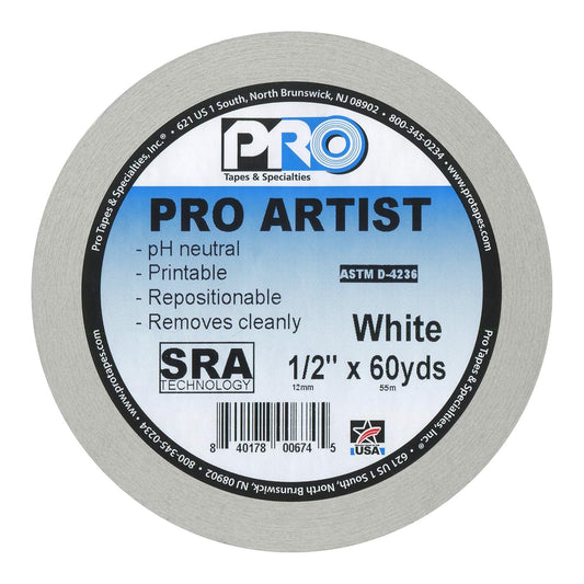 PRO ARTIST PAPER - Tape White