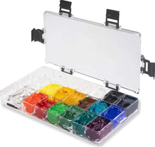 Cargar imagen en el visor de la galería, Paleta y Almacenamiento de Pintura - 24 compartimientos
