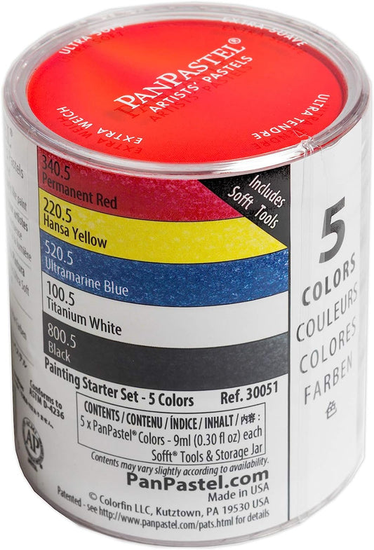 PANPASTEL - Pastel compacto Set de 5 colores