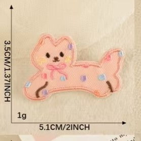 Parches Autoadhesivos - Perritos Salchichas y Gatitos Largos
