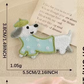 Parches Autoadhesivos - Perritos Salchichas y Gatitos Largos