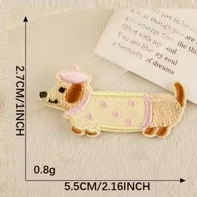 Parches Autoadhesivos - Perritos Salchichas y Gatitos Largos