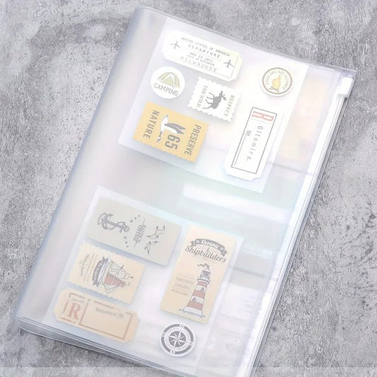 Estuche PVC con Zipper para Almacenamiento