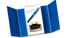 Load image into Gallery viewer, Golden Lapis Set (Pluma Estilográfica + Tinta)
