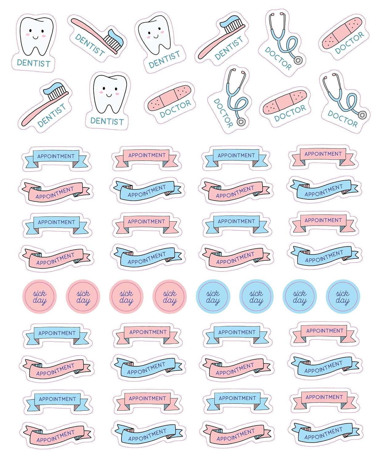 Pipsticks So. Many. Planner Stickers. Book - 2,600 Pegatinas