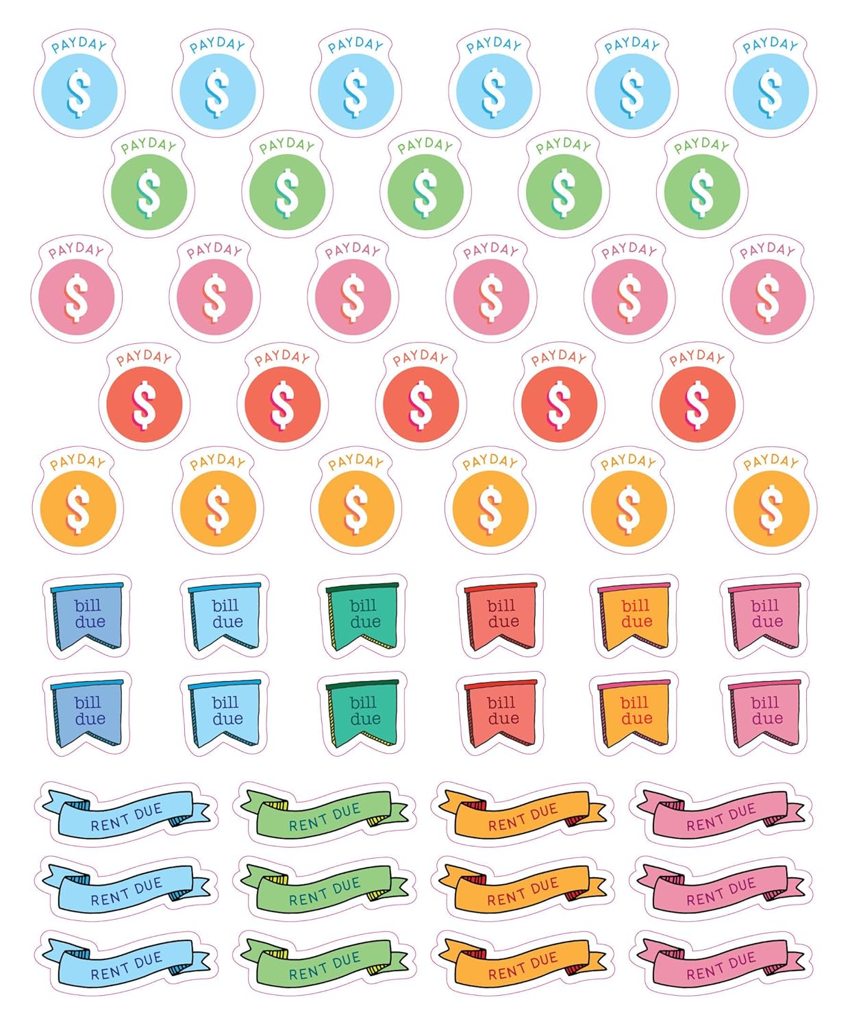 Pipsticks So. Many. Planner Stickers. Book - 2,600 Pegatinas