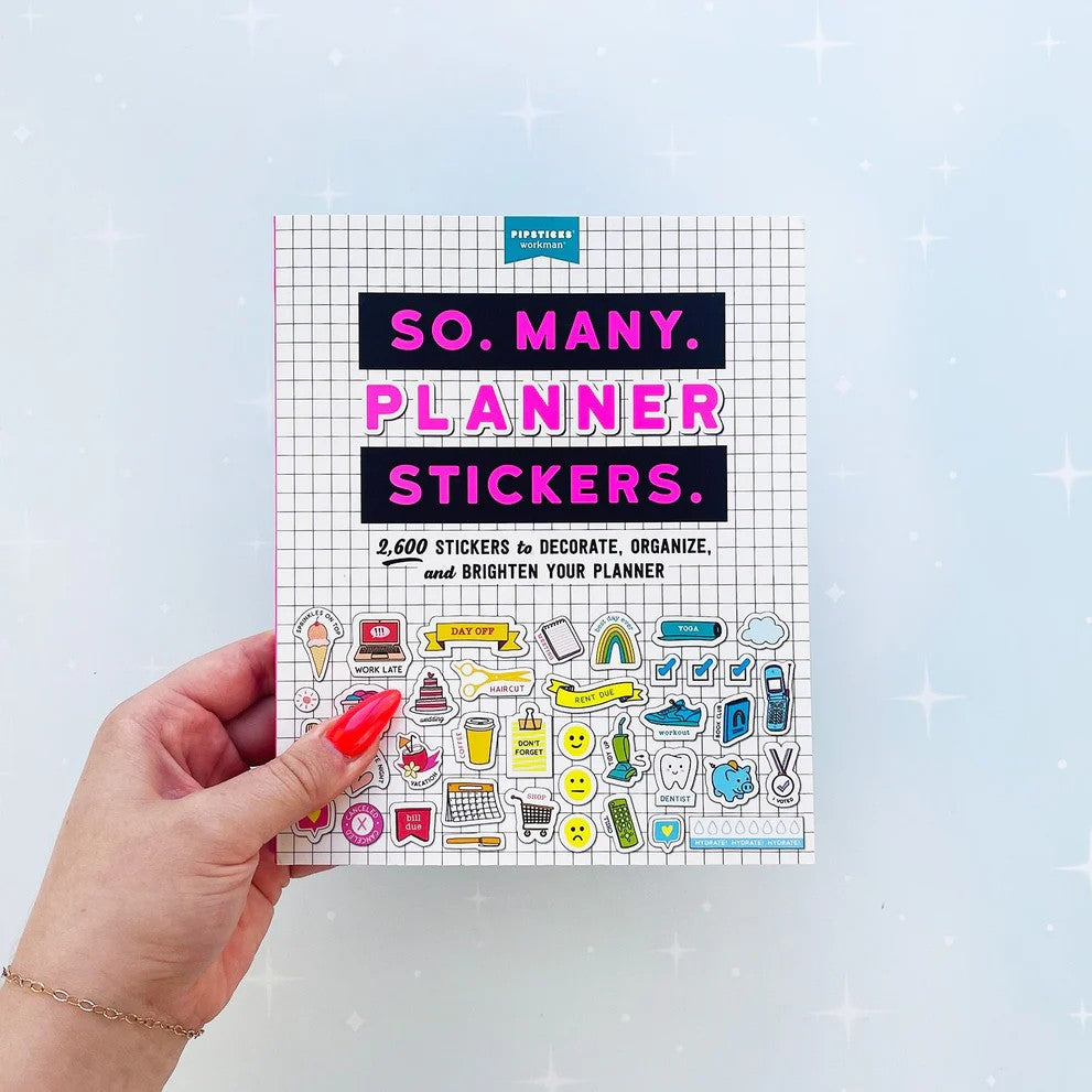 Pipsticks So. Many. Planner Stickers. Book - 2,600 Pegatinas