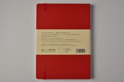 Apica Premium Notebook - Tapa Dura - A5 - Cuadriculado - Red