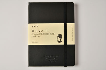 Apica Premium Notebook - Tapa Dura - A5 - Hojas en Blanco - Black