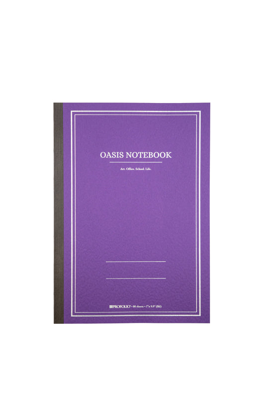 Itoya ProFolio Oasis Notebook B5 - De Rayas - Purple